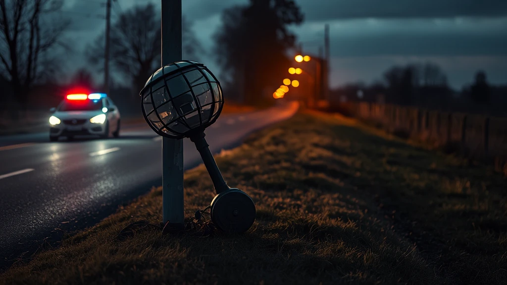 Pijany kierowca uderzył w latarnię i uciekł z miejsca zdarzenia w Iłowie. Policja szuka sprawcy.