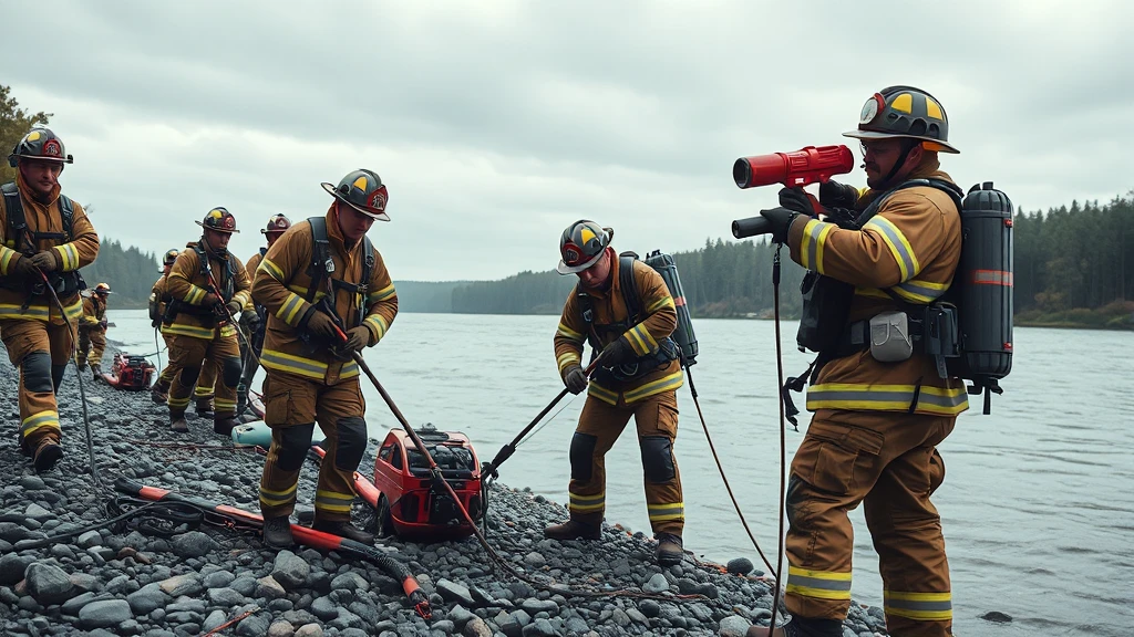 Trudna akcja ratunkowa na Wiśle w naszym powiecie – strażacy walczyli z żywiołem