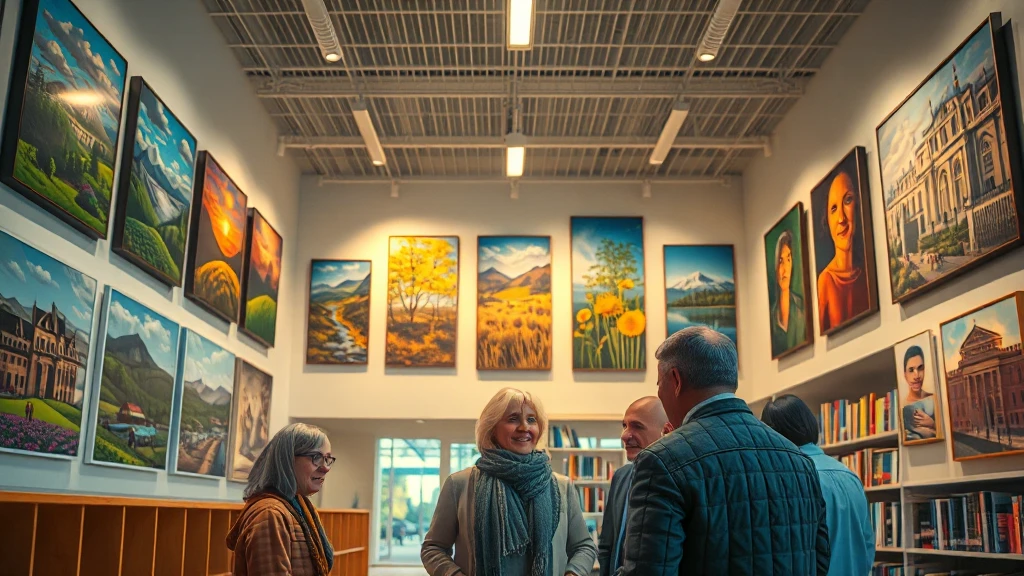 Sosnowiecka Biblioteka Młodzieżowa Otwiera Drzwi na Wystawę „Utalentowany Senior” – Spotkaj Lokalną Artystkę!
