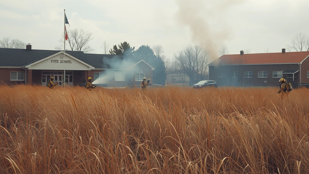 Pożar traw za sochaczewską SP4: Nieodpowiedzialność ludzi kolejny raz doprowadziła do interwencji strażaków