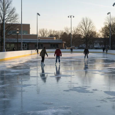Żyrardów: Ostatnie chwile na lodowisku w Błoniu – czy to koniec zimowej zabawy w regionie?