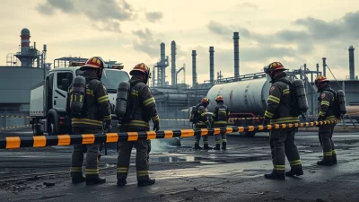 Alarm w Sochaczewie! Wyciek niebezpiecznej substancji w zakładzie chemicznym. Strażacy walczą o opanowanie sytuacji!