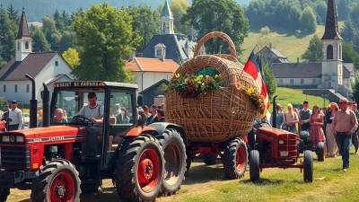 Baborów Świętuje Plony! Dożynki w Tłustomostach Połączyły Pokolenia Rolników i Mieszkańców