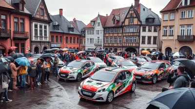 Baborów na starcie! Rajdowy sezon Opolszczyzny ruszył z hukiem z rynku!