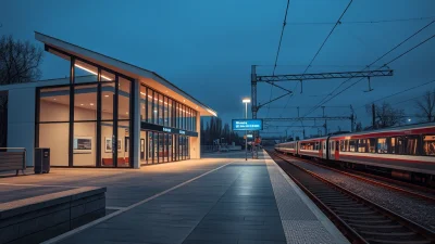 Biała Rawska na torach zmian: Nowe perony i nowoczesny dworzec już wkrótce!