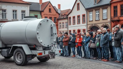 Alarm w Bieżuniu! Bakterie w wodzie pitnej – mieszkańcy otrzymują wodę z cystern