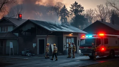 Pożar w Bobolicach: Ogień strawił warsztat samochodowy, straty szacowane na 50 tys. zł!