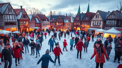 Ferie w Bobowej zakończone z hukiem: Lodowisko i muzyka rozgrzały mieszkańców!