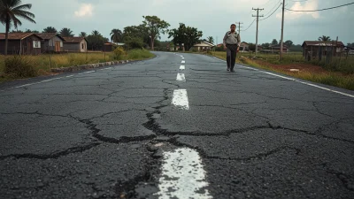 Droga w Teresinie w opłakanym stanie. Wójt: "Cud, że nic się nie stało!"