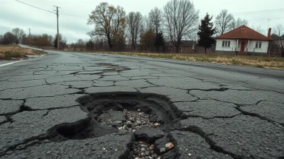 Droga w Teresinie w fatalnym stanie. Wójt: To cud, że nic się nie stało!