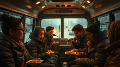 CiepłoBus powraca do Sosnowca! Mobilne schronienie i posiłki dla potrzebujących