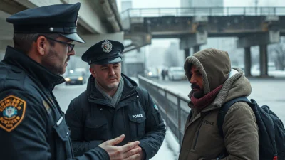 Pomoc bezdomnym w obliczu mrozów. Policja i streetworkerzy ruszyli z pomocą w Rybniku