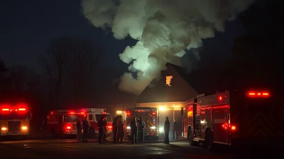 Nocny pożar garażu z samochodami. Strażacy walczyli z ogniem do rana