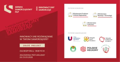 Trwa przyjmowanie zgłoszeń do konkursu Innowacyjny Samorząd 2026