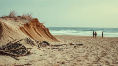 Hiszpańska plaża w ruinie. Groźna erozja po gwałtownych burzach