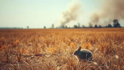 Tragedia na łąkach: Wypalanie traw niszczy życie i zabija zwierzęta