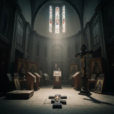 Horror w Trzebini: Podpalacz zniszczył klęczniki w kościele. Policja szuka świadków