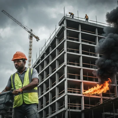 Pożar na Białołęce. Kłęby dymu widoczne nawet z centrum Warszawy
