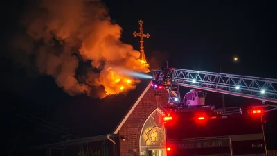 Kolejny pożar dachu kościoła w Lublinie. Strażacy opanowali sytuację