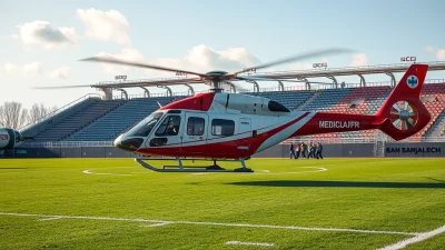 LPR Ląduje na Stadionie w Sochaczewie! Pilna Akcja Medyczna nad Miastem