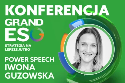 Power speech Iwony Guzowskiej na konferencji Grand ESG. Pełny plan konferencji
