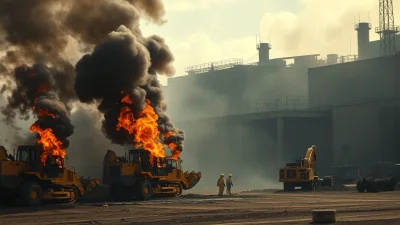 Zatrważający pożar maszyn budowlanych tuż obok inwestycji jądrowej na Pomorzu. Czy to podpalenie?